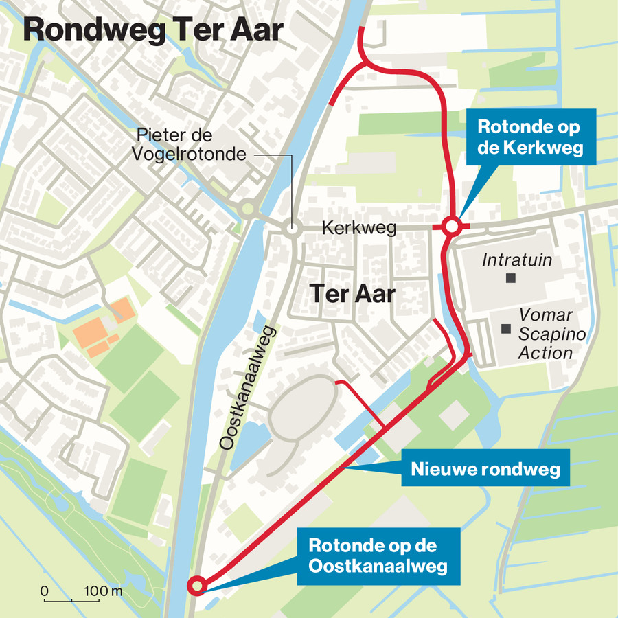 Rondweg schets